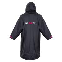 Two Bare Feet Kids Weatherproof Changing Robe & Changing Mat - Black / Raspberry Extra Image 1 Preview